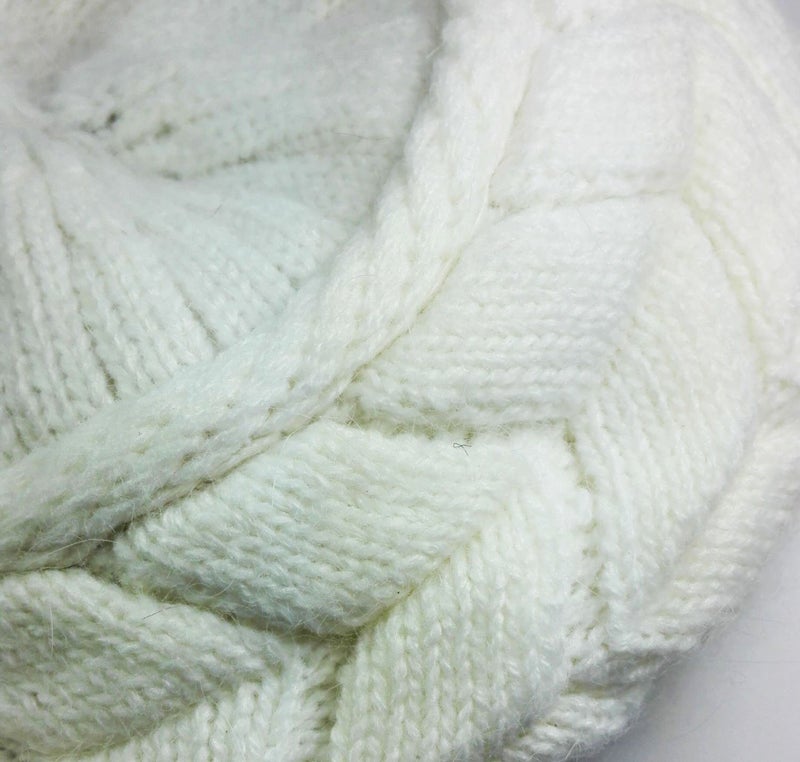 HINDAWI Winter Hats for Women Outdoor Warm Newsboy Caps Knit Snow Ski Crochet Skull Visor Cap - Image 5